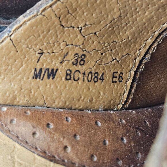 Born B O C Clogs Womens Size 7M Brown Leather Slip On Comfort Mules Shoes - Picture 8 of 10